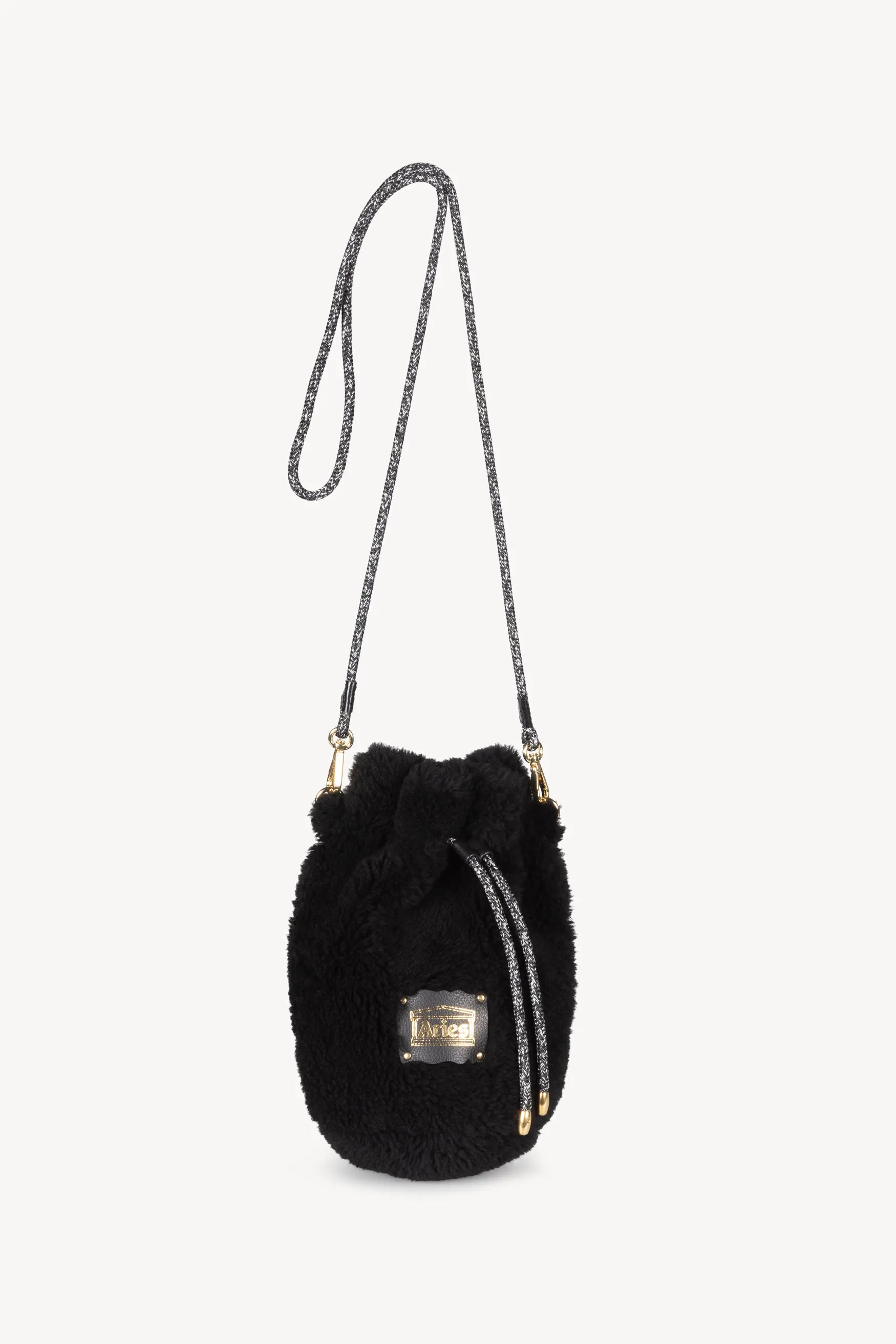 Mini Drawstring Sheepskin Bag