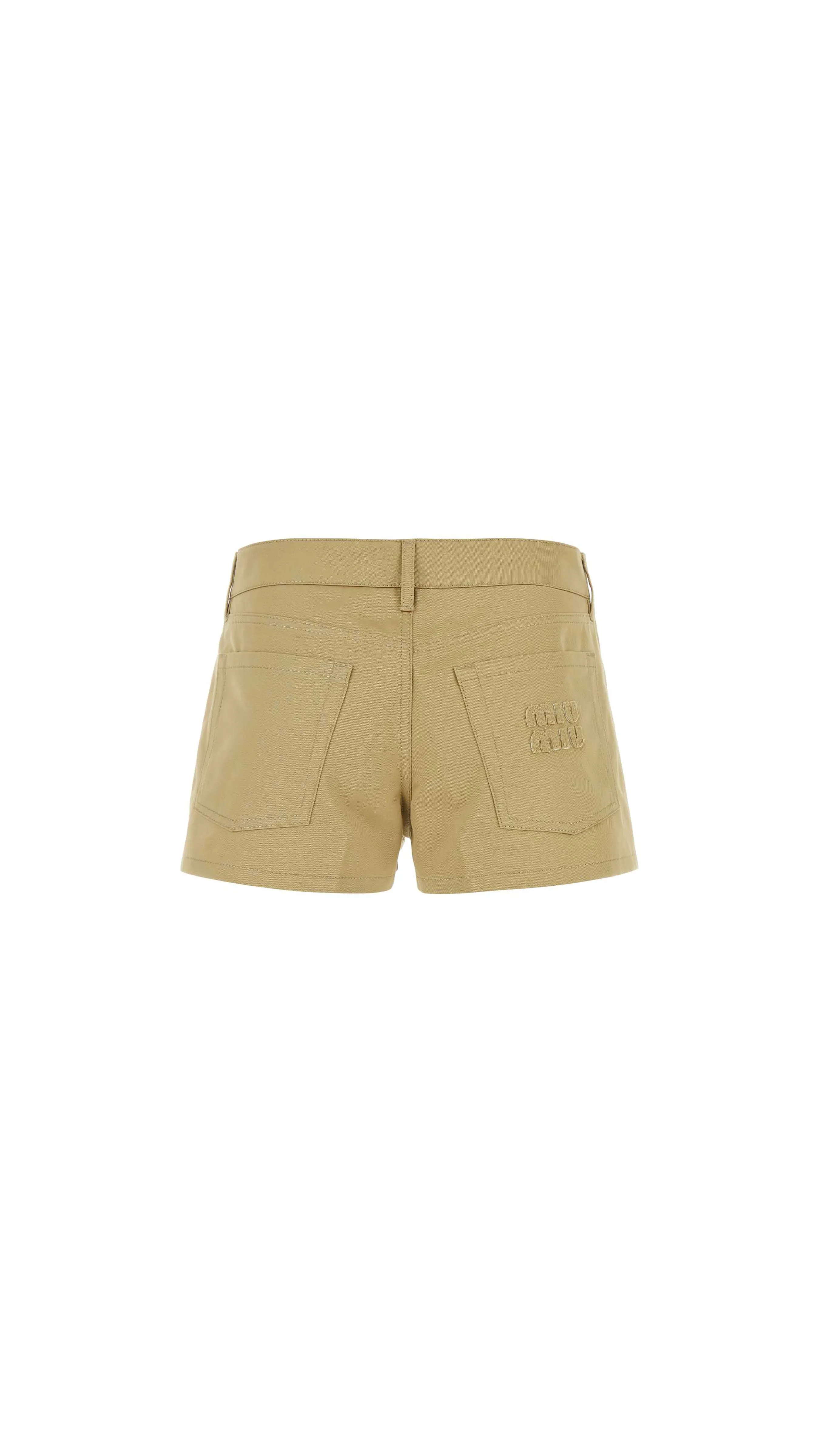 Miu Miu Shorts - Camel