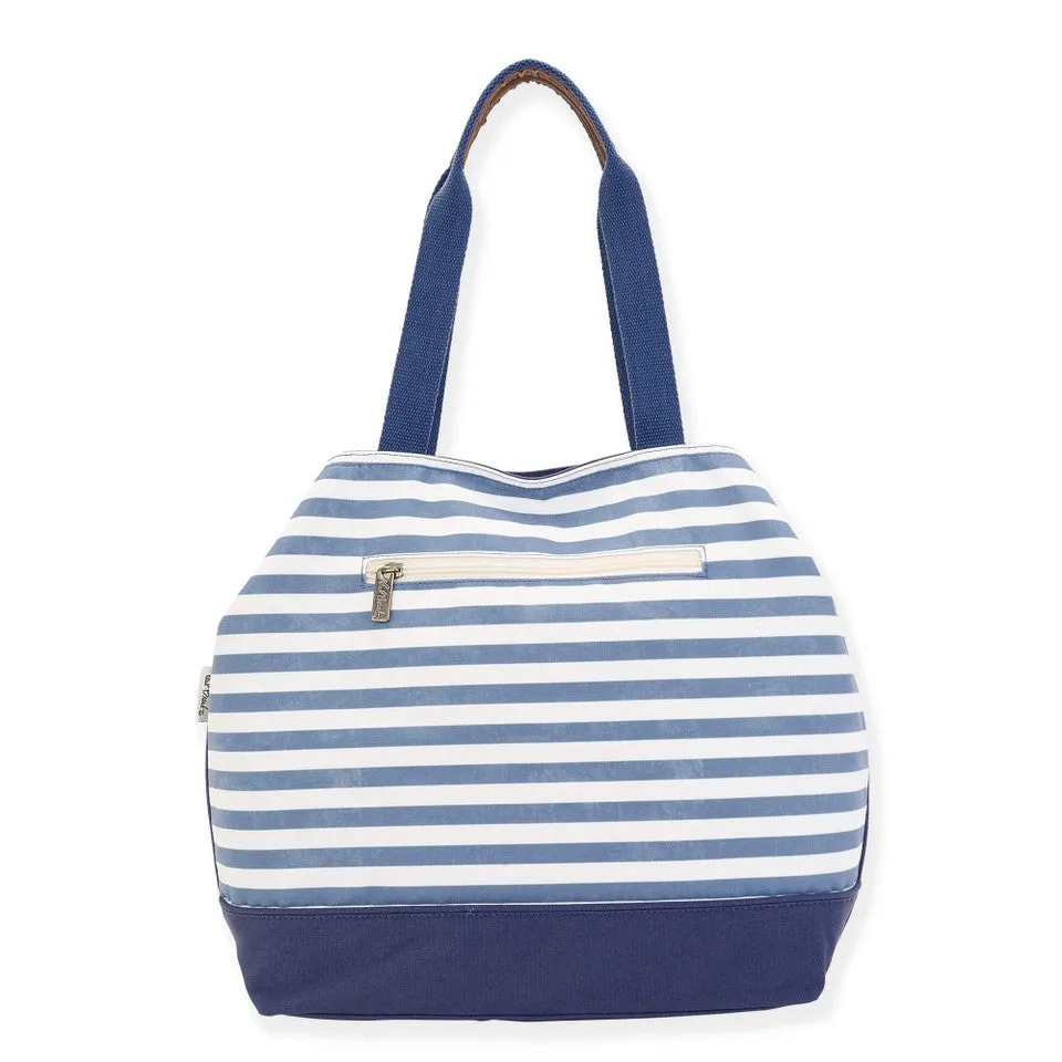 Navy Stripe Turtle Gap Tote