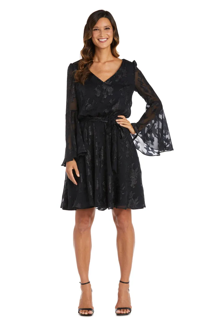 Nightway 22065 Short Cocktail Long Sleeve Mother of the Bride Dresses