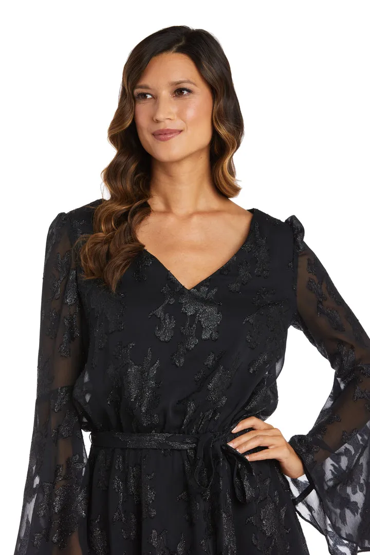 Nightway 22065 Short Cocktail Long Sleeve Mother of the Bride Dresses