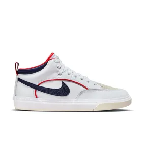 Nike SB React Leo Premium White/University Red/White/Midnight Navy