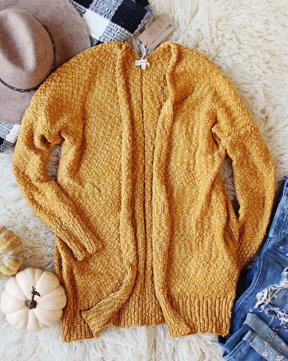 Nubby + Mustard Sweater