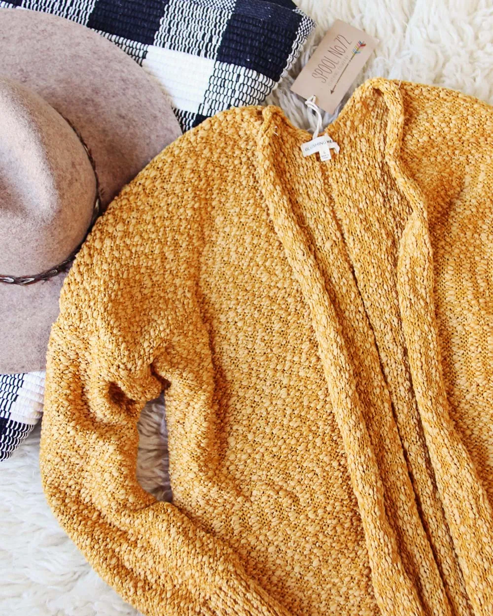 Nubby + Mustard Sweater