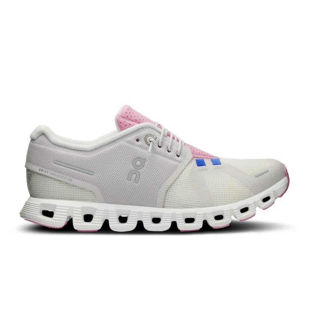 On Women's Cloud 5 Push - Ivory/Blossom