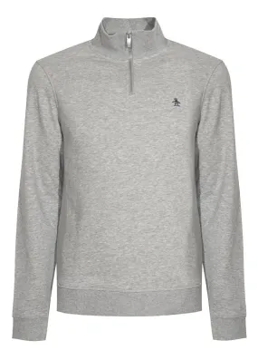 Original Penguin Quarter Zip Sweatshirts Rain Heather