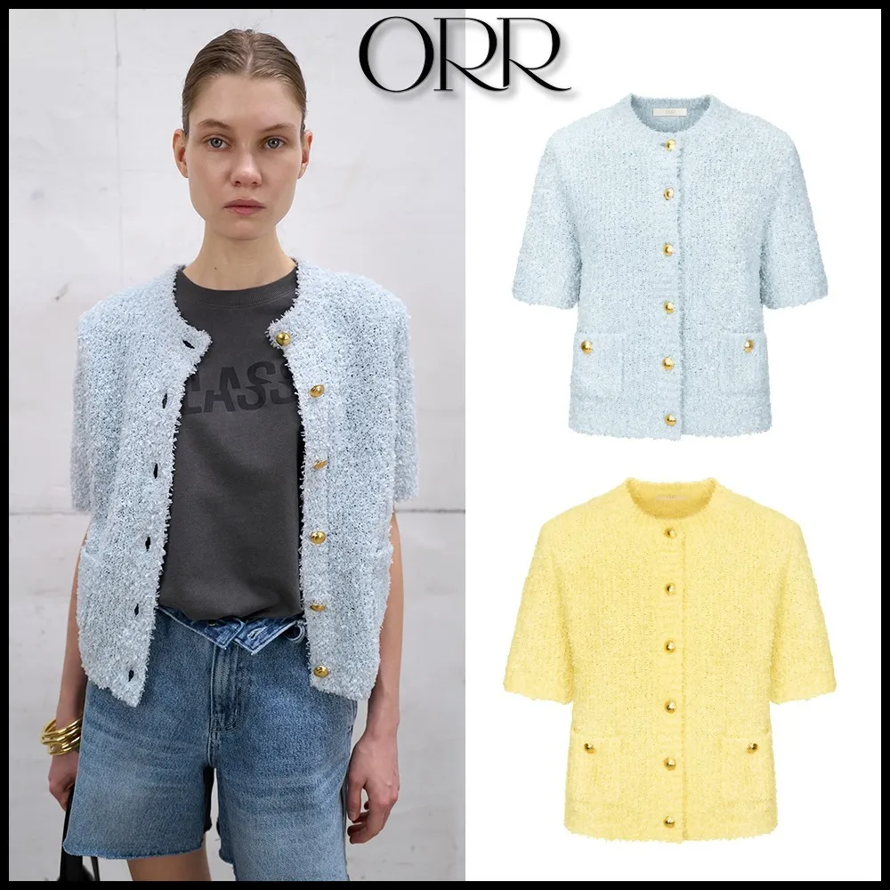 ORR  |Casual Style Street Style Short Sleeves Office Style