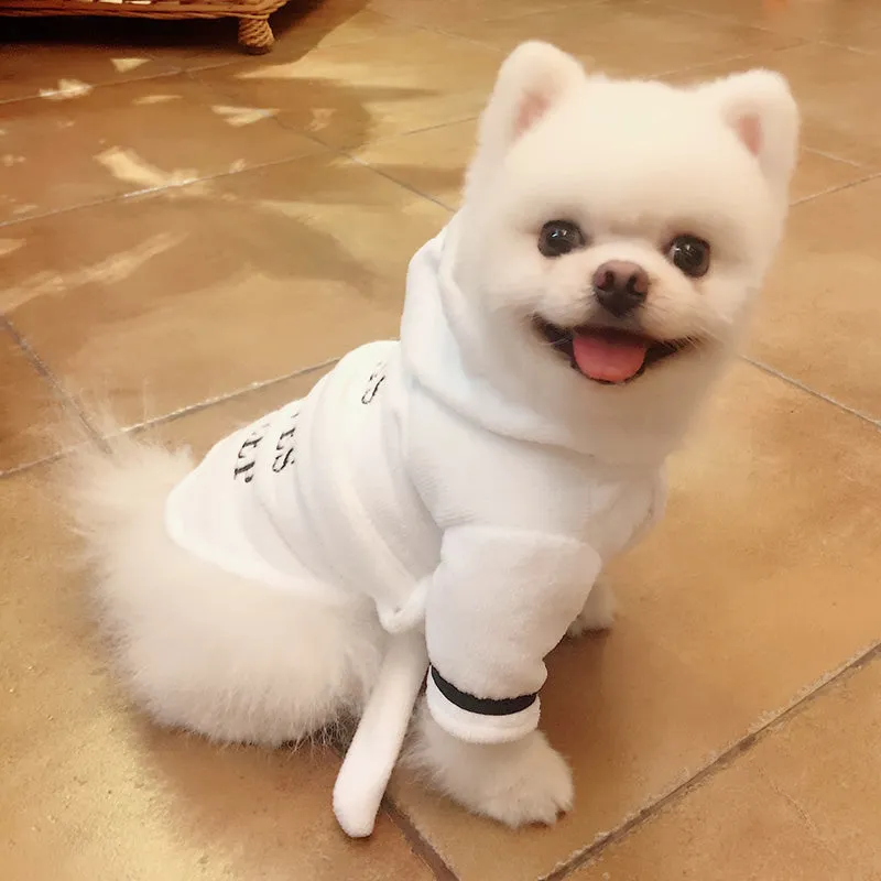 Pajamas Bichon Hoodies For Cat & Dog