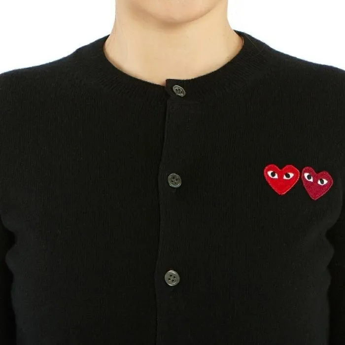 PLAY COMME des GARCONS  |Casual Style Unisex Wool Long Sleeves Plain Office Style