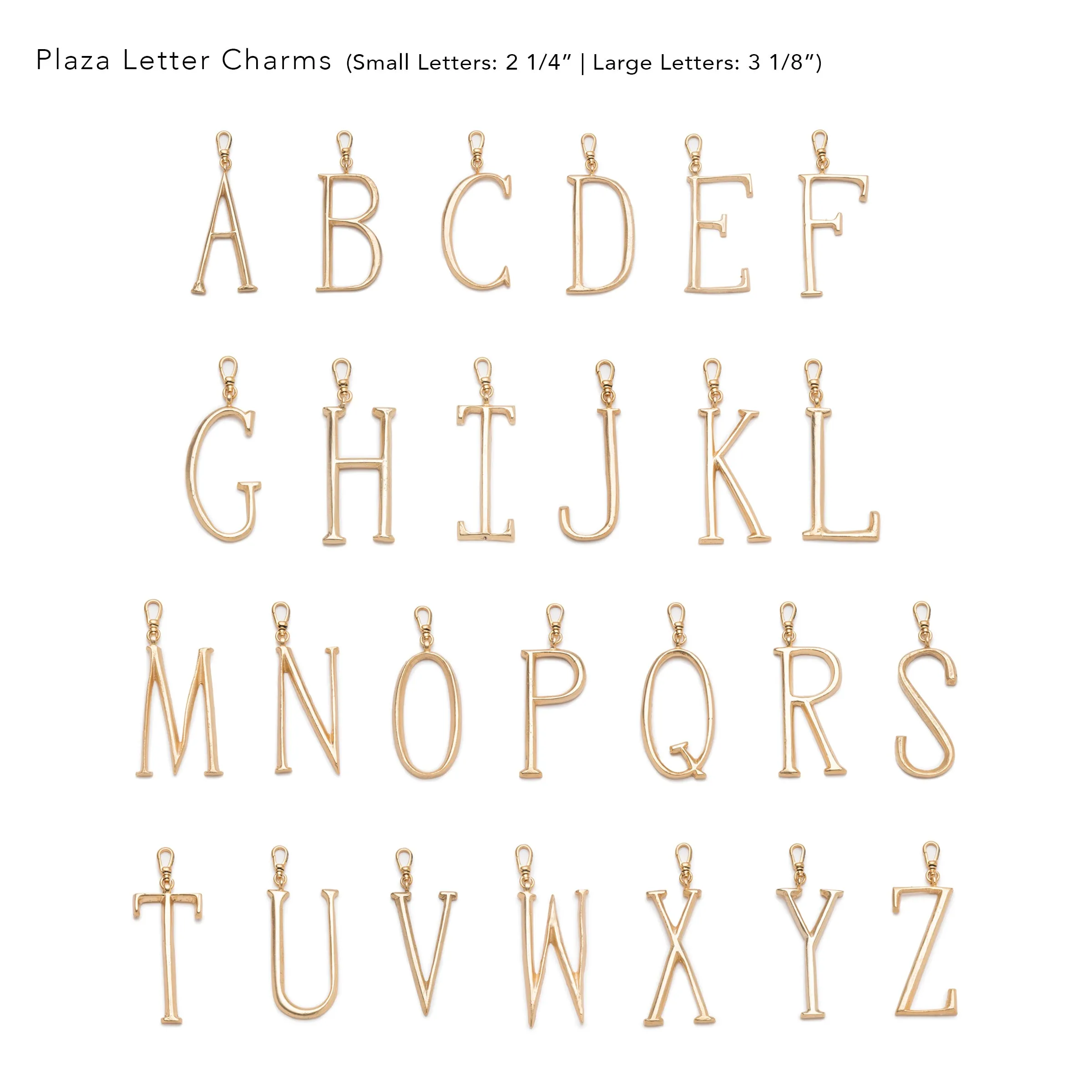 Plaza Letter T Charm