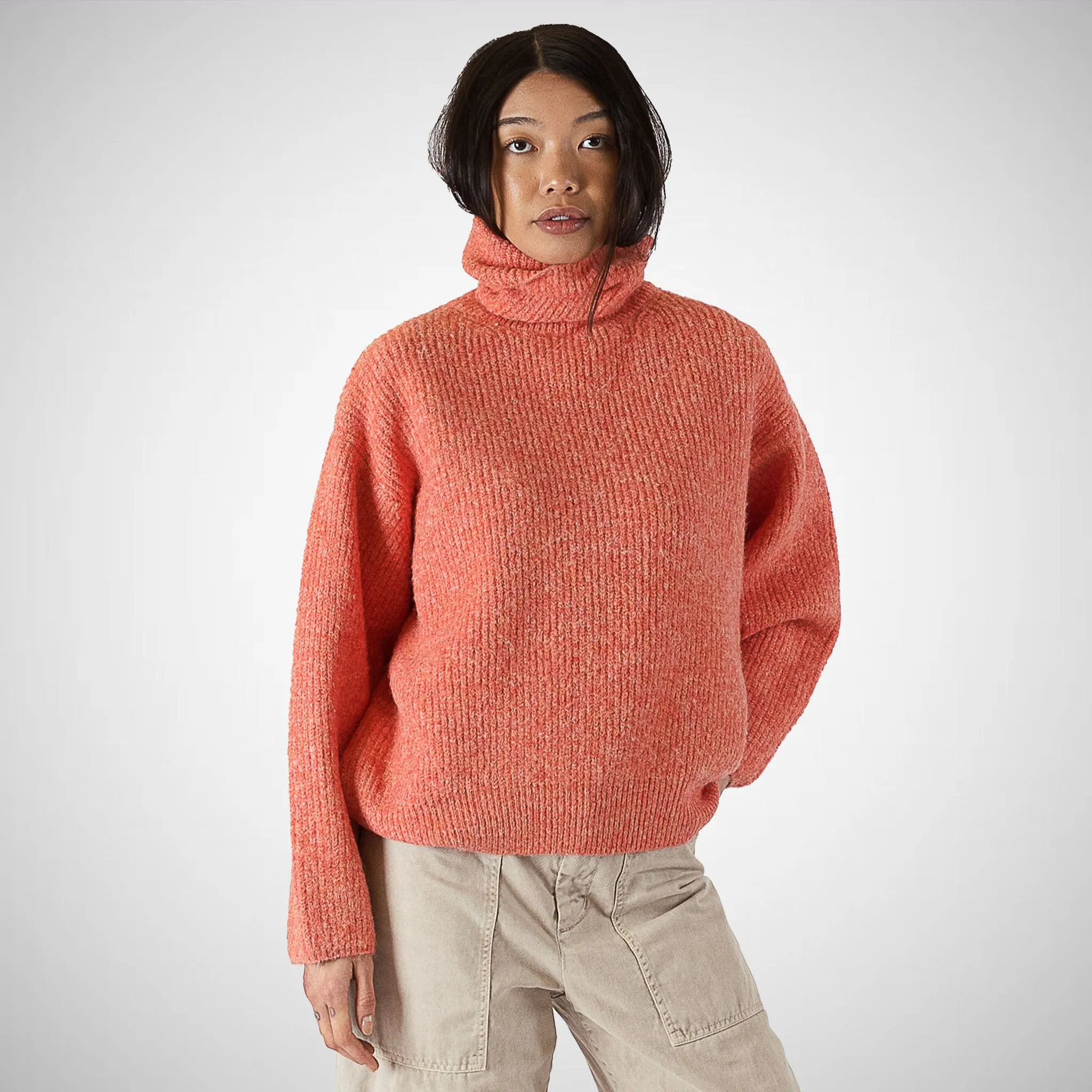 Ribbed Mockneck Sweater (2 colors)