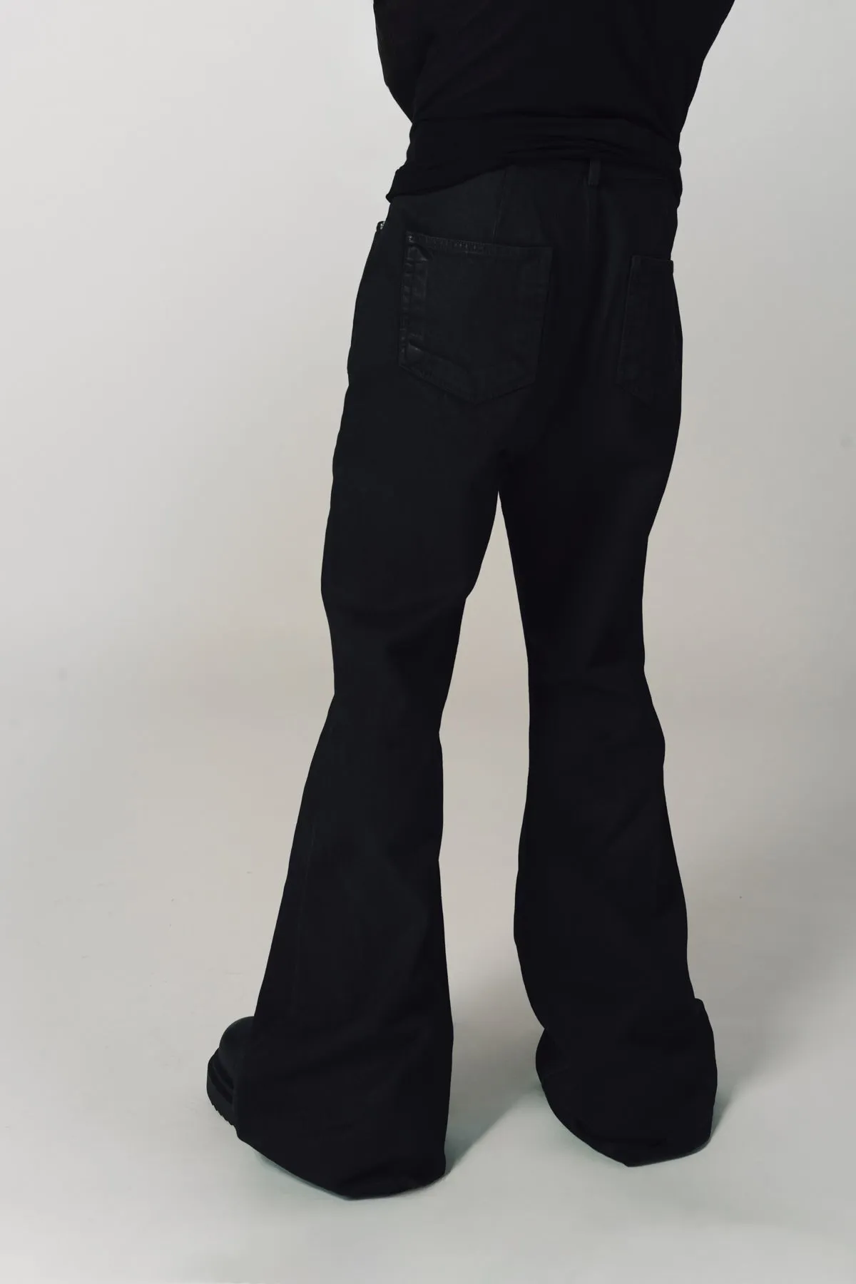 RICK OWENS | WAX BOLAN BOOTCUT JEANS