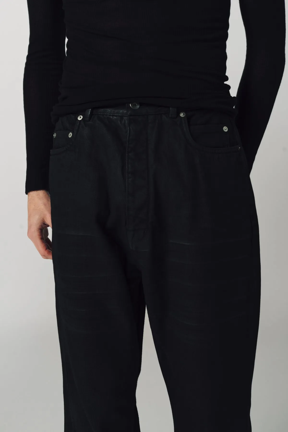 RICK OWENS | WAX BOLAN BOOTCUT JEANS