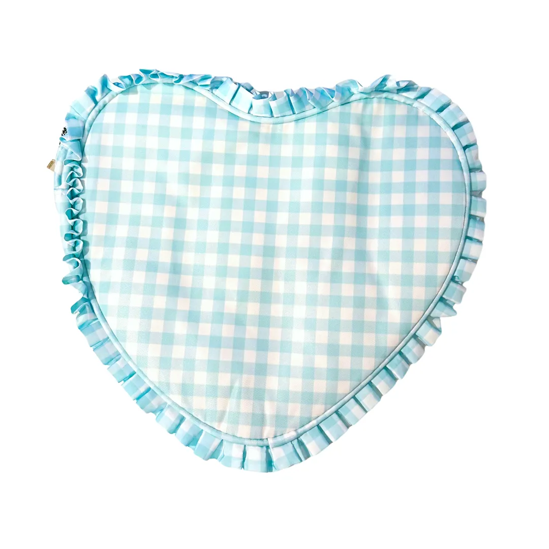 Ruffle Heart Backpack - Seafoam