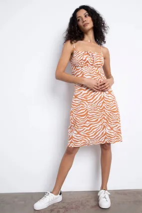 Sanctuary Snapshot Midi Savanna Stripe Dress