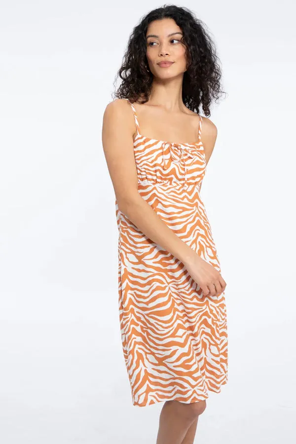 Sanctuary Snapshot Midi Savanna Stripe Dress