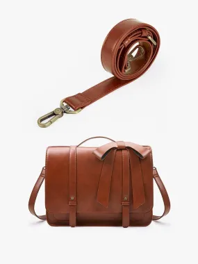 Shoulder Strap of PU Detachable Bow Briefcase