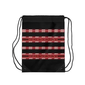 SPORTS PERFORMANCE DRAWSTRING BACKPACK - BLACK-RED