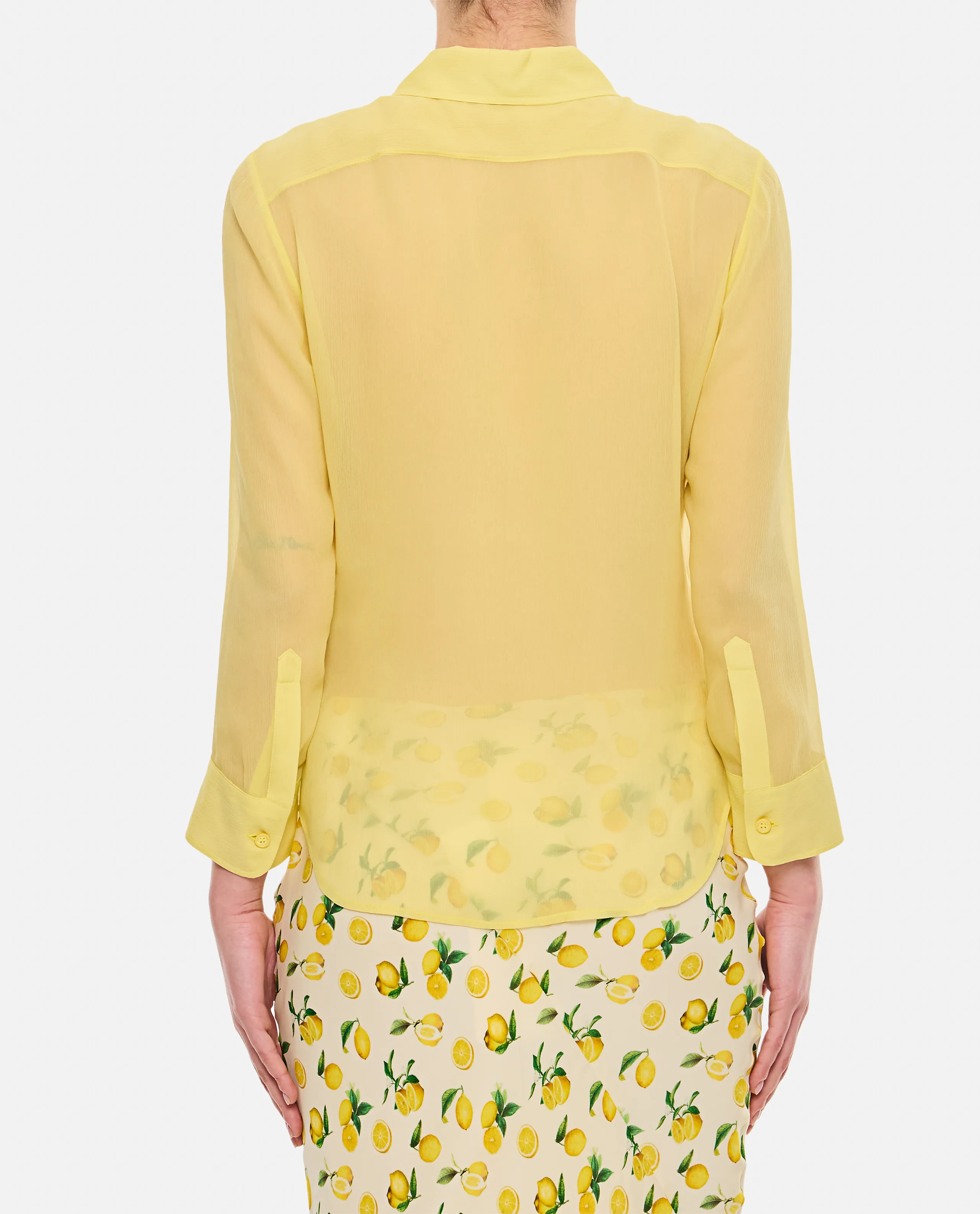 Stella McCartney  |Casual Style Silk Long Sleeves Plain Party Style