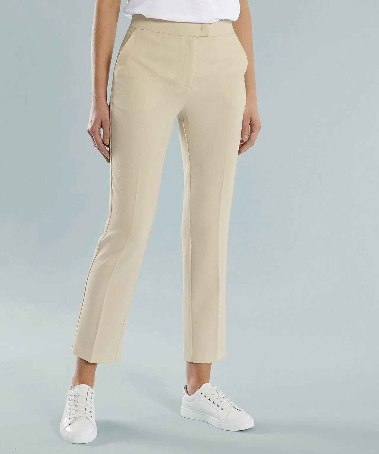 Straight Leg 7/8 Trousers