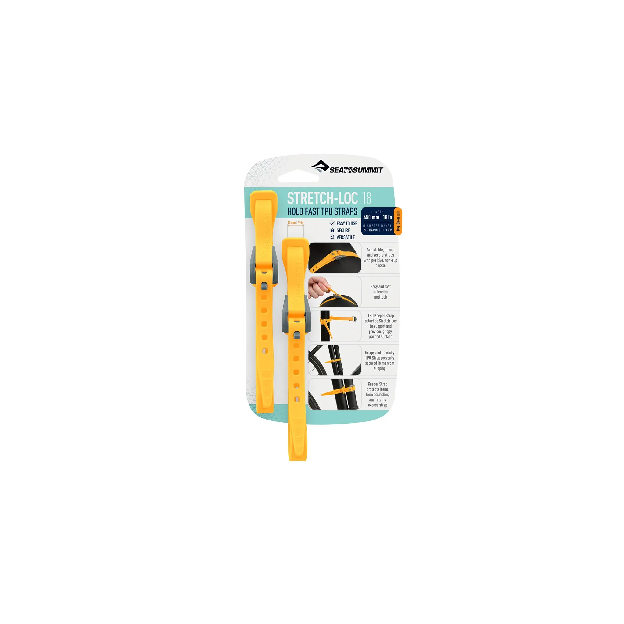 Stretch-Loc TPU Straps (2 Pack)