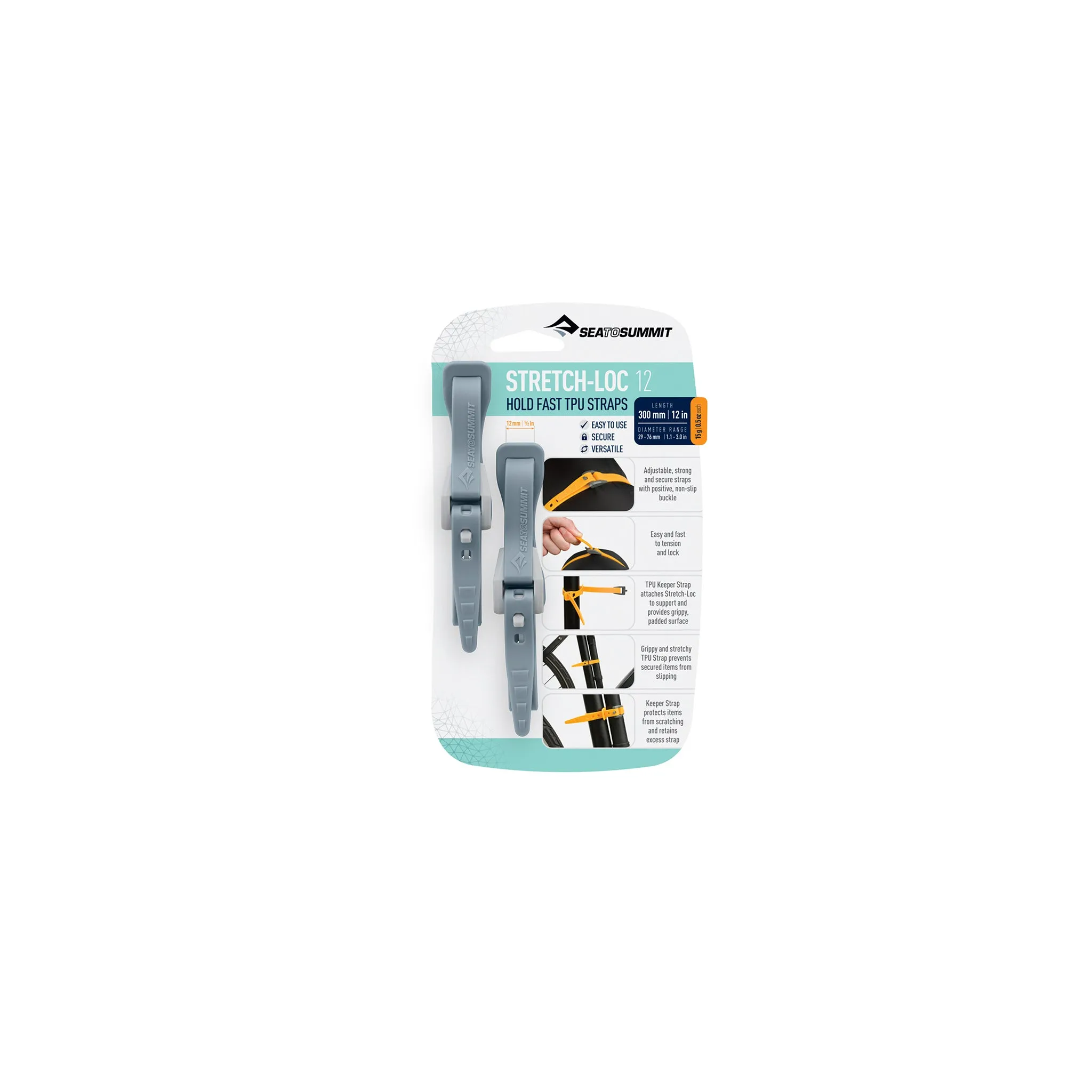 Stretch-Loc TPU Straps (2 Pack)