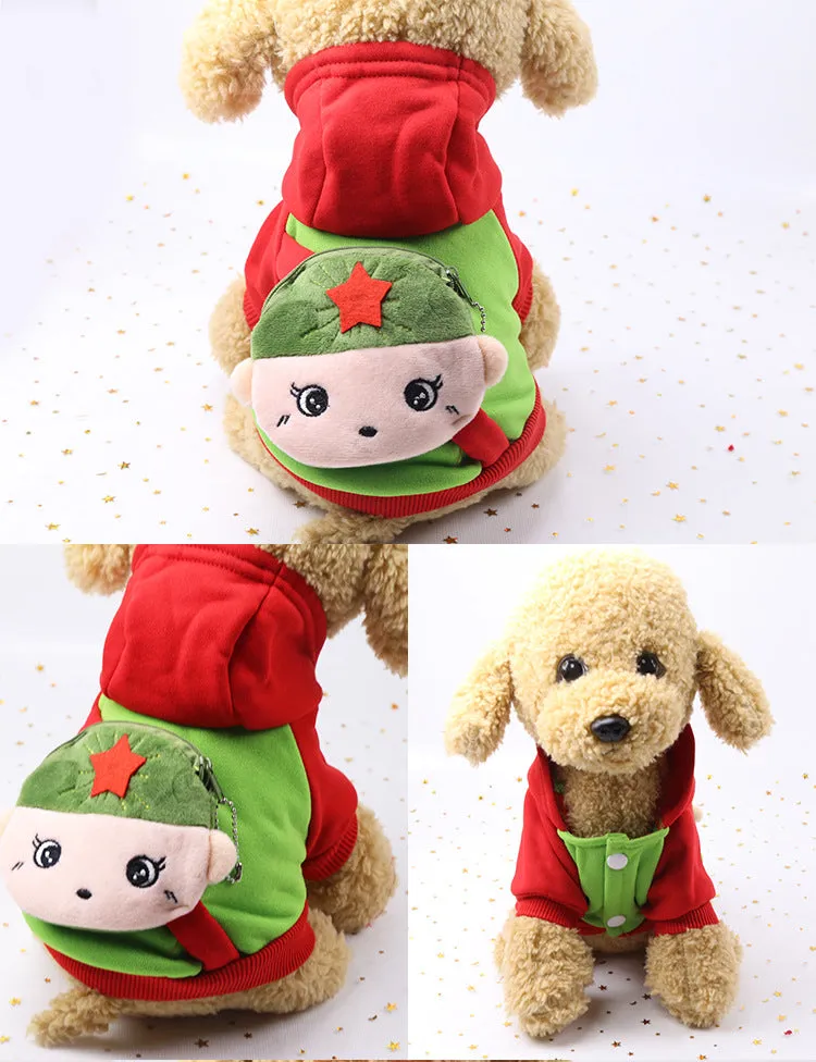 Super Cute Cartoon Character Hoodies For Puppy & Dogs