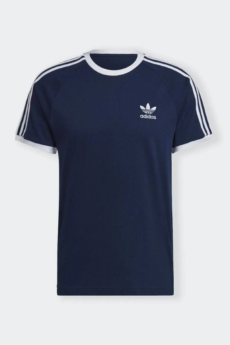 T-SHIRT 3 STRIPES SPORTIVA BLU