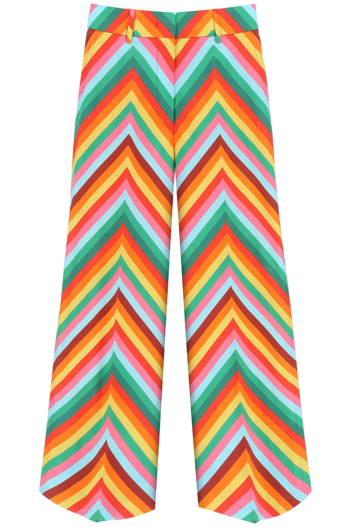 Valentino Striped Wide-Leg Pants