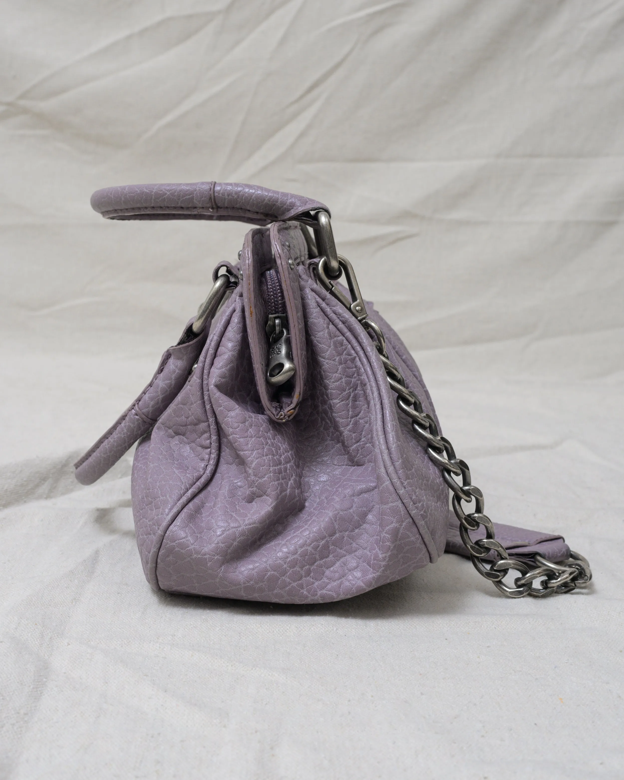 Vintage Lavender Y2K Vegan Leather Bag