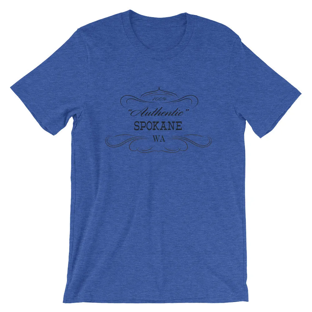 Washington - Spokane WA - Short-Sleeve Unisex T-Shirt - Authentic