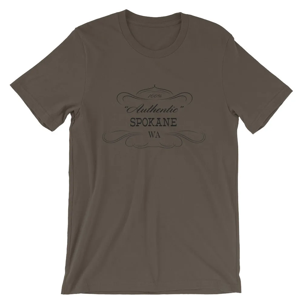 Washington - Spokane WA - Short-Sleeve Unisex T-Shirt - Authentic