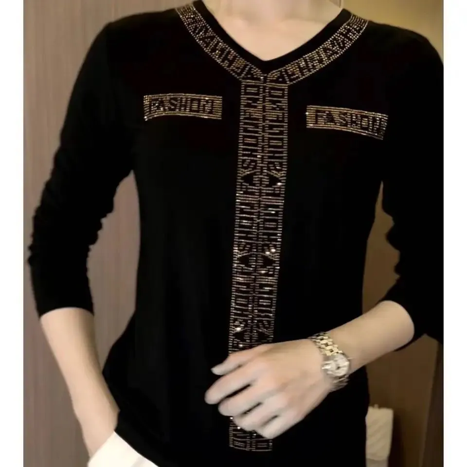 Women's Autumn New Fashion Slim Fit Long Sleeve T-shirt zp146