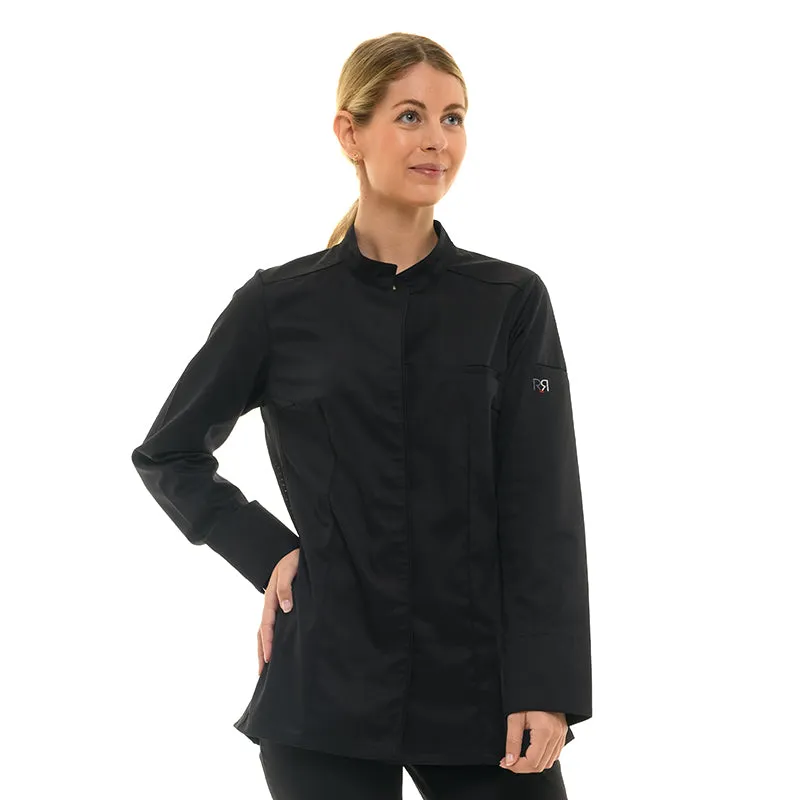 Women's Black Kitchen Coat Greta - ROBUR