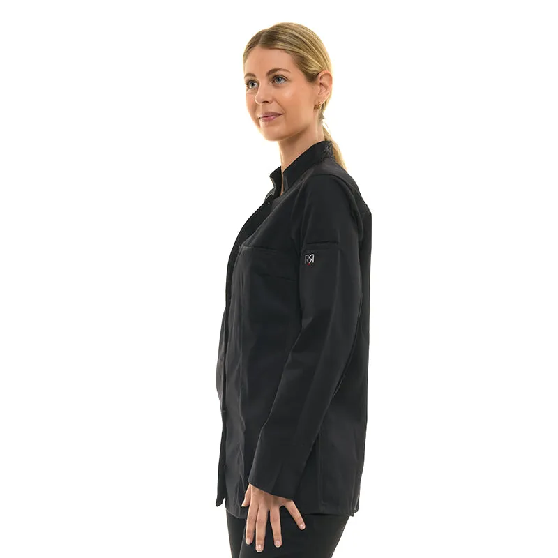 Women's Black Kitchen Coat Greta - ROBUR