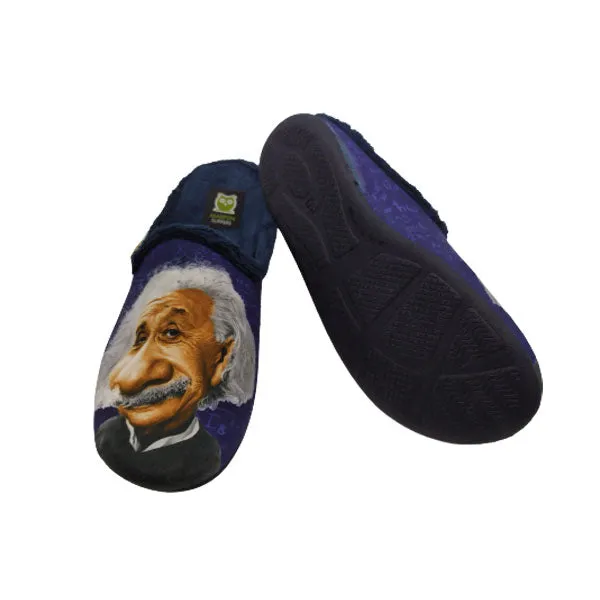 Zapatilla de casa caricatura de Einstein por Marpen